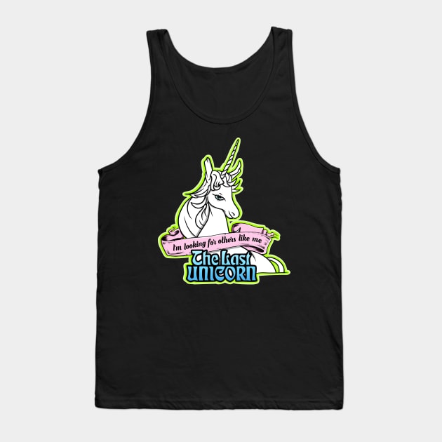 The last unicorn Tank Top by LICENSEDLEGIT